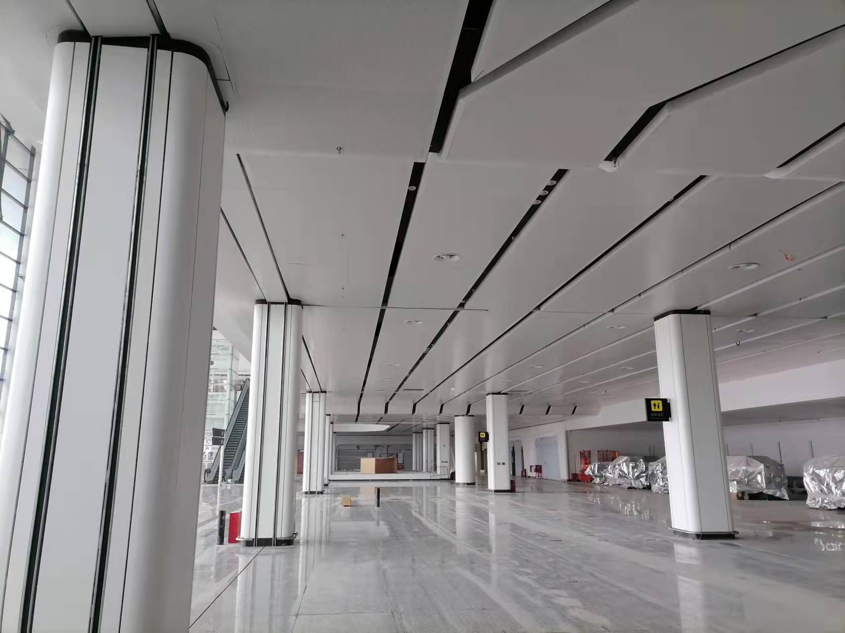建设中的宜昌三峡机场改扩建工程消防工程2