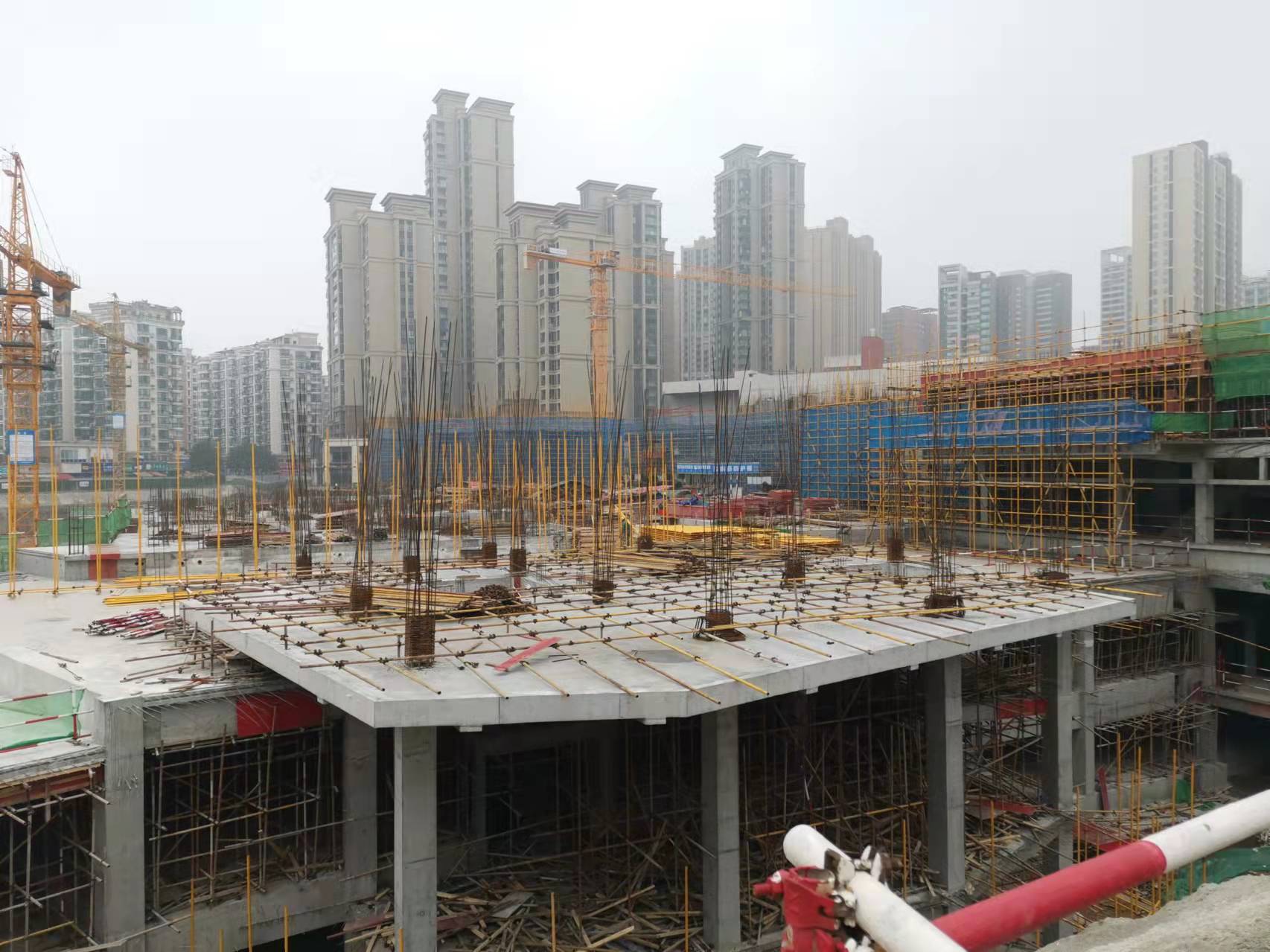 建设中的宜昌环城南路片区棚户区改造项目3号地块消防工程